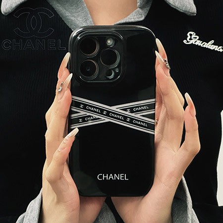 新登場 chanel シャネル携帯 ケースアイフォーン15，日韓風スマホケースシャネルiphone16 薄型，CHANEL風iphone 15/14/13 proシリコーン女用 黒