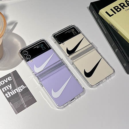 ギャラクシーZFlip5 nike 携帯ケース 極シンプル風