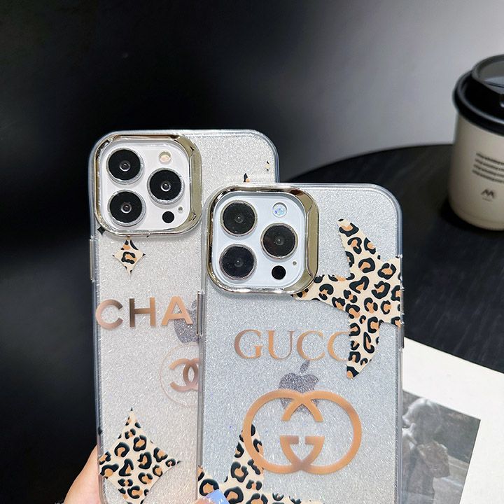 日韓風 gucci グッチiphone15 pro 携帯 ケースフラッシュパウダー