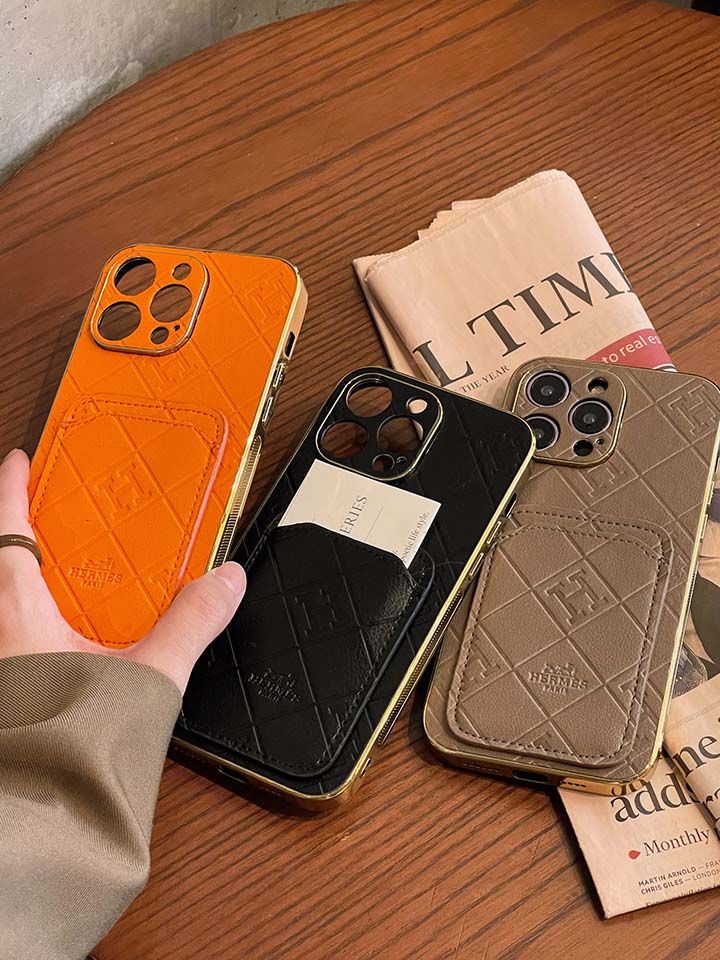 スマホケース hermes エルメス iphone15レザー 