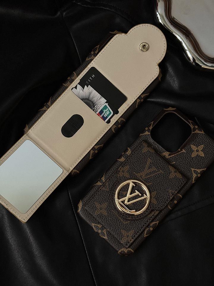 LV iphone15 plusLV縦版カード付き老花携帯ケース