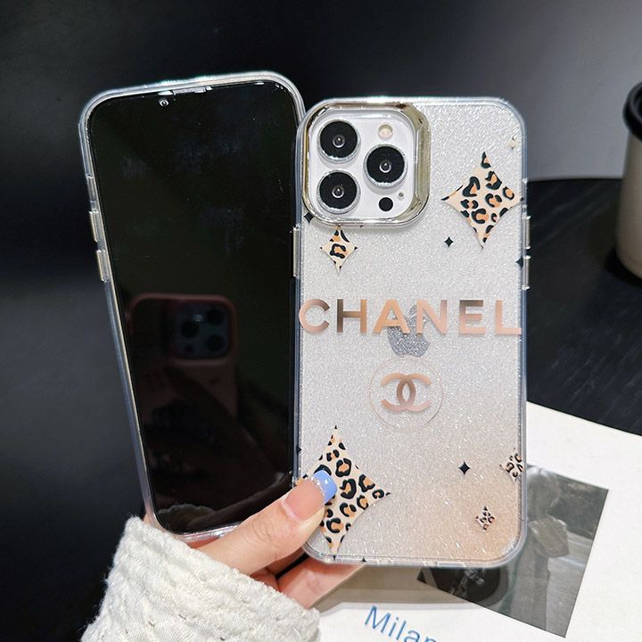  chanel シャネル風アイホン15  ケース 透明