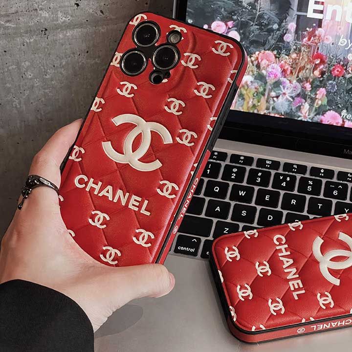 3D立体パターンChanel携帯 ケース iPhone14 plus