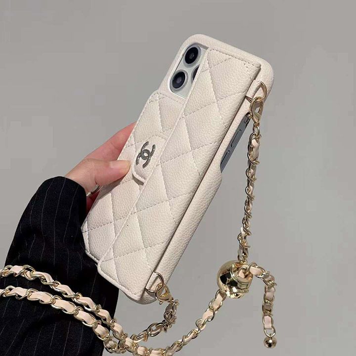 革製ライチテクスチャChanel iPhone 13  ケース