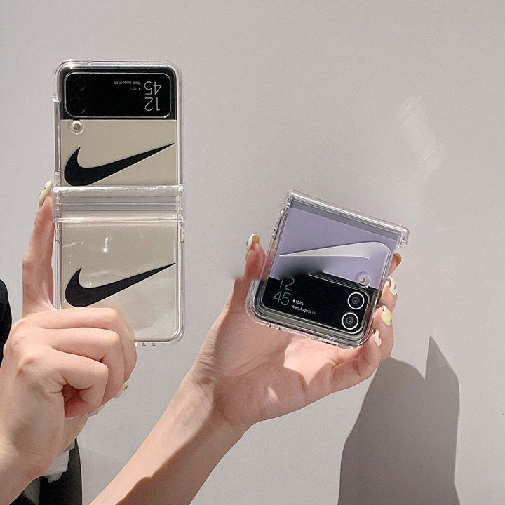 ギャラクシーZFlip5 nike 携帯ケース 極シンプル風