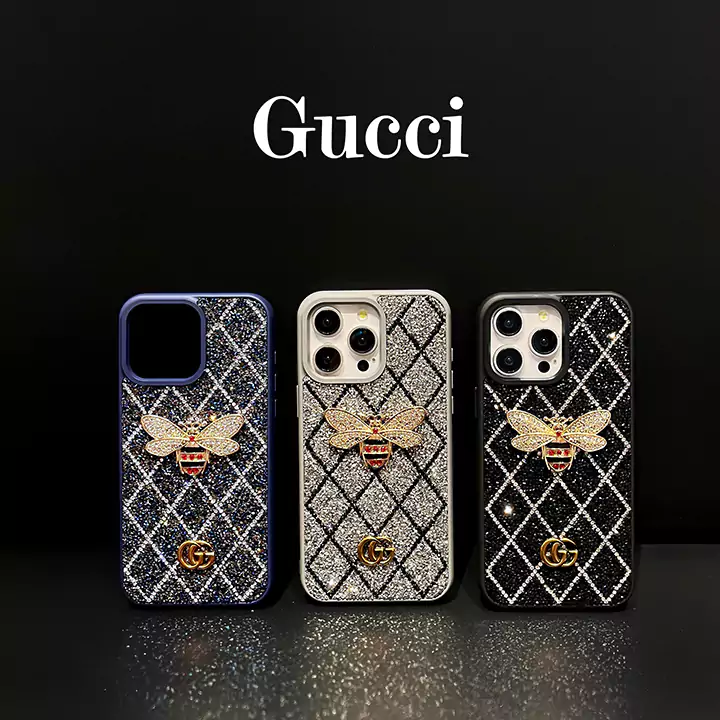 gucci グッチ 風アイフォン15 薄型 携帯ケース