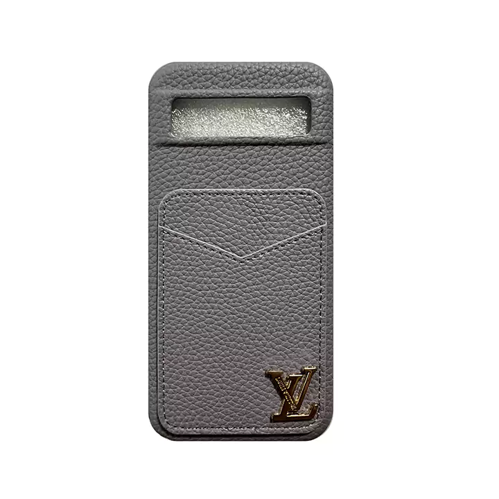  lv Google Pixel 6カバー皮製 背面カード収納，LVカードスロットGoogle Pixel 9Pro スマホケース