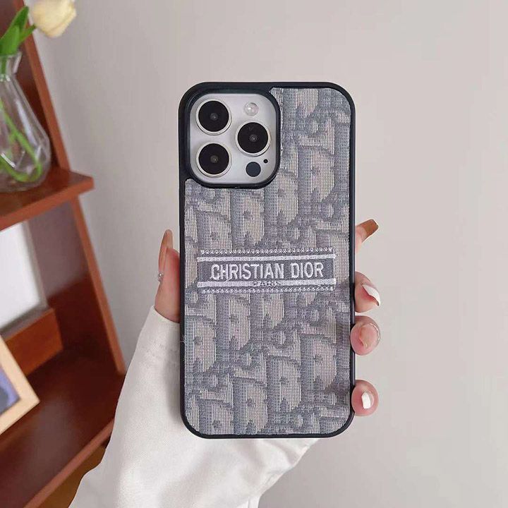 iPhone13 ケース 刺繍dior 風高品質